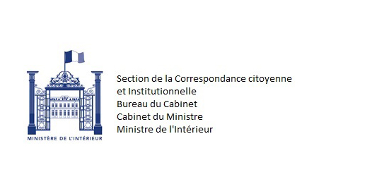You are currently viewing Courrier au Ministère de l’intérieur