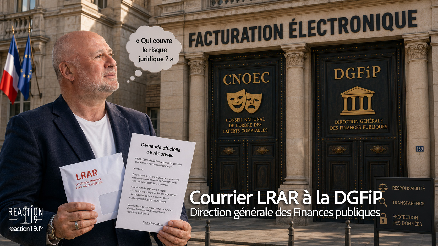 Facturation électronique : REACTION19 interpelle la Direction générale des Finances publiques